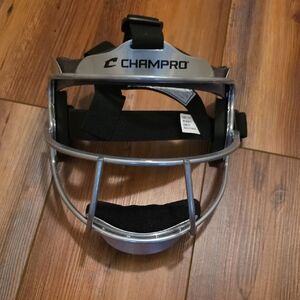 Silver Champro Protective Face Guard for Softball